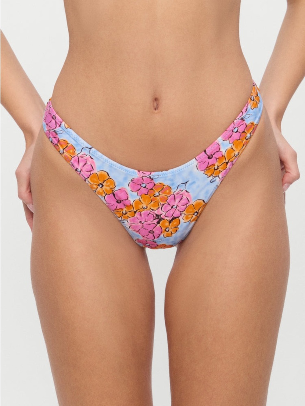 Full Moon Floral Micro Bikini Bottom